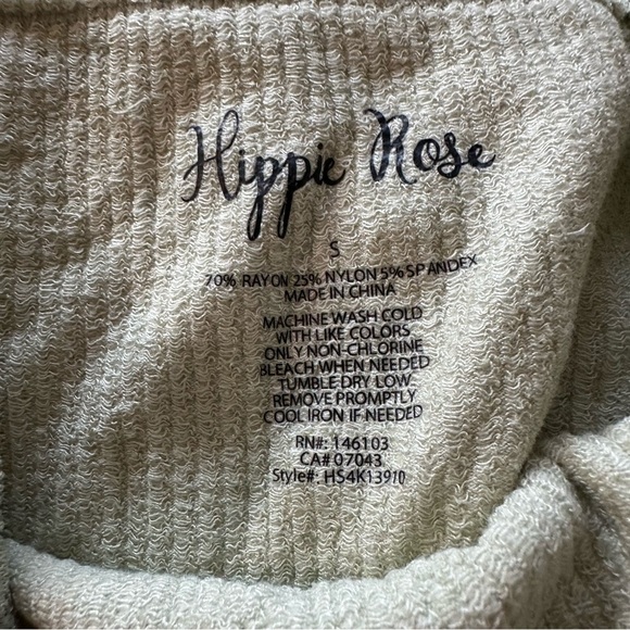 Hippie Rose Green Ribbed Cami Top - Picture 3 of 3